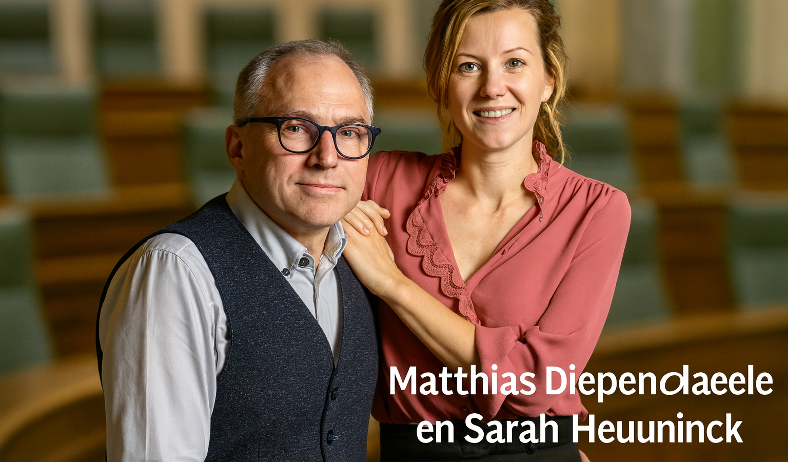 Het privéleven van Matthias Diependaele en zijn echtgenote Sarah Heuninck